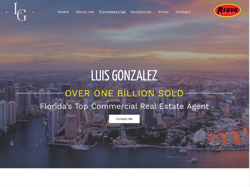 Luis Gonzales CRE Website